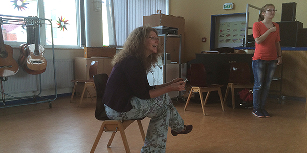 Magdalene Melchers von Deutschlandradio Kultur besucht unseren Schulchor