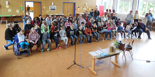 Lesewettbewerb in der Schule am Meer