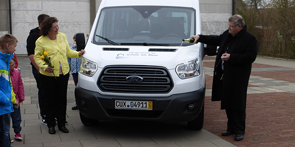 Der neue Schulbus der Schule am Meer