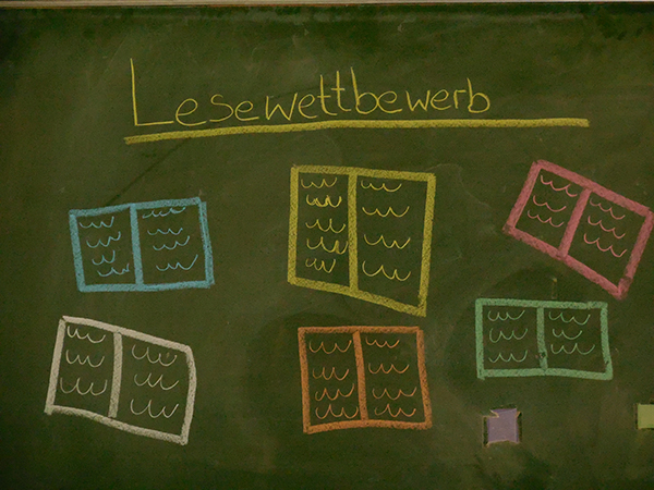 Lesewettbewerb in der Schule am Meer