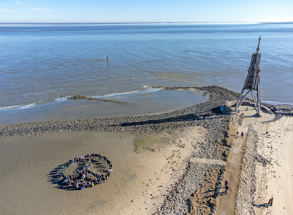 Friedensaktion der Schule am Meer