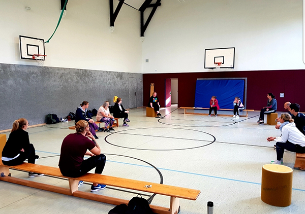 Trampolin-Fortbildung der Schule am Meer