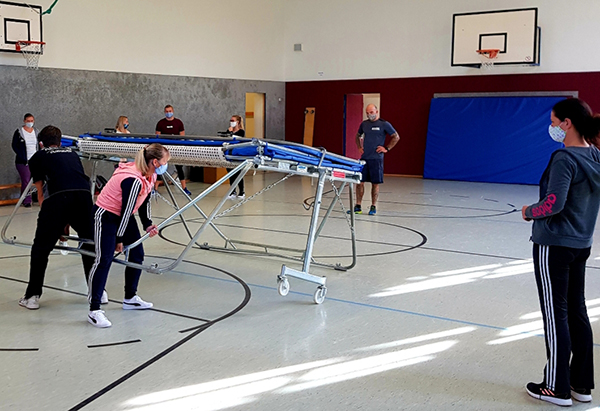 Trampolin-Fortbildung der Schule am Meer