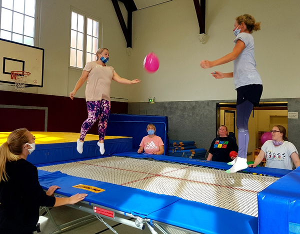 Trampolin-Fortbildung der Schule am Meer