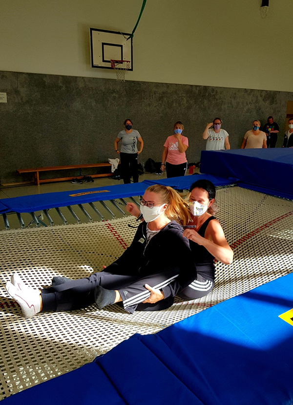 Trampolin-Fortbildung der Schule am Meer