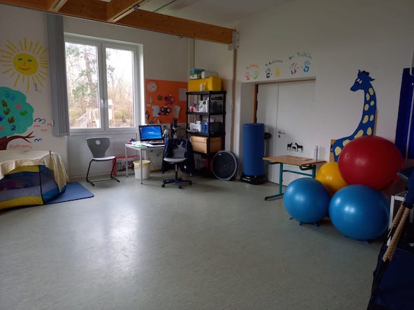 Physiotherapie in der Schule am Meer